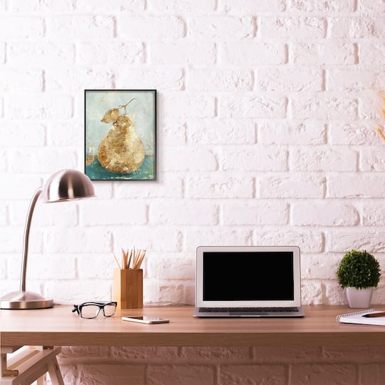 Stupell Industries Golden Pear Painting Wall Art in Frame